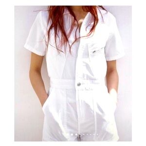 NWT Zara Denim Short Jumpsuit